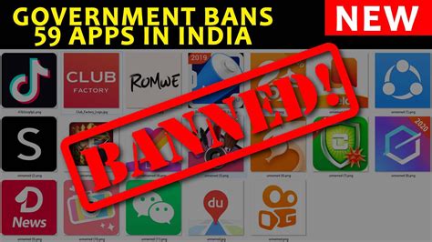 Government Bans 59 Apps In India Tiktok Ban In India Youtube