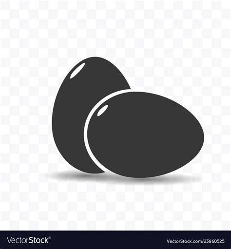 Eggs Icon Simple Flat Style Royalty Free Vector Image