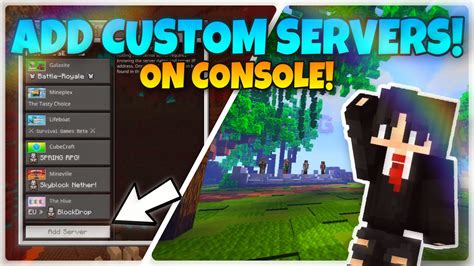Jun 20, 2021 · download mc server connector from the google play store. HOW TO JOIN CUSTOM SERVERS ON MINECRAFT CONSOLE! (PS4/PS5 ...