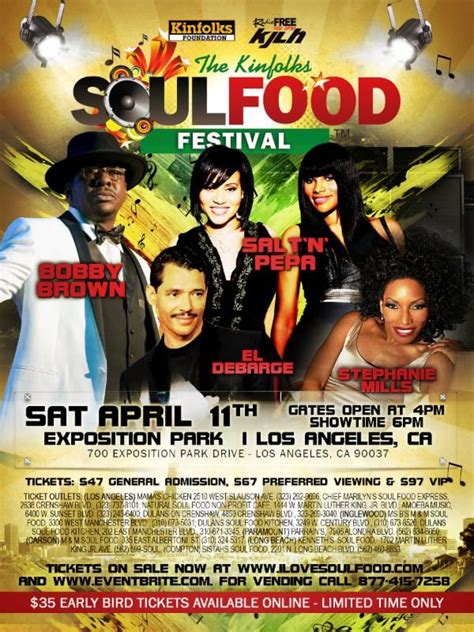 Southern / soul food restaurant · downtown los angeles · 3 tips and reviews. THE SOUL FOOD FESTIVAL IS COMING TO LOS ANGELES APRIL 11TH ...