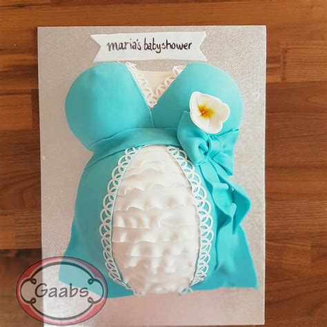 pregnant belly cake decorated cake by gaabs cakesdecor