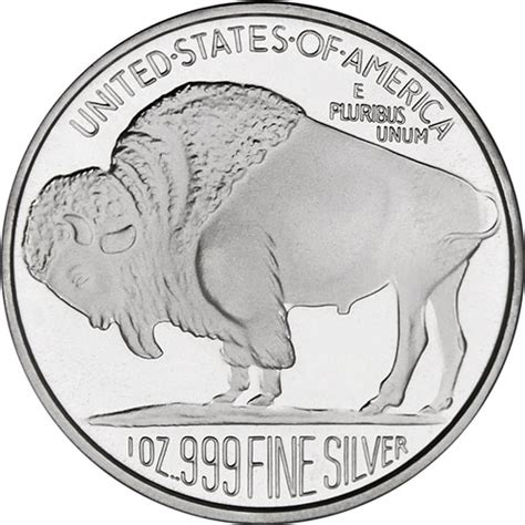 1 Oz Silvertowne Buffalo Silver Round Metals Mint