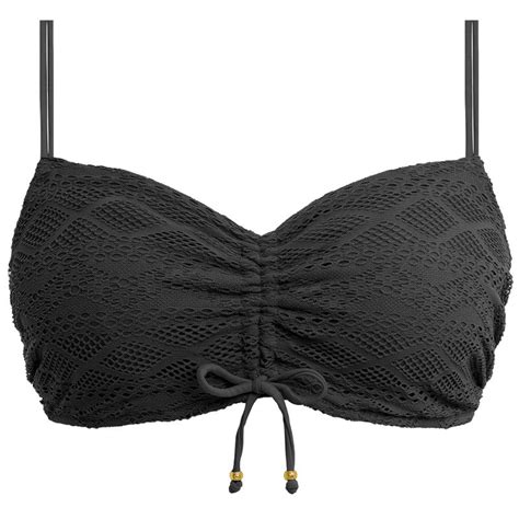 Freya Swim Sundance Bralette Bikini Top Black Crochet As4000blk