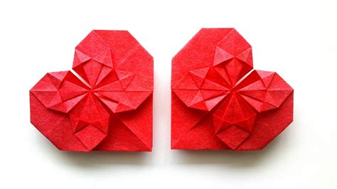 Easy Origami Hearts For Valentines Day Youtube