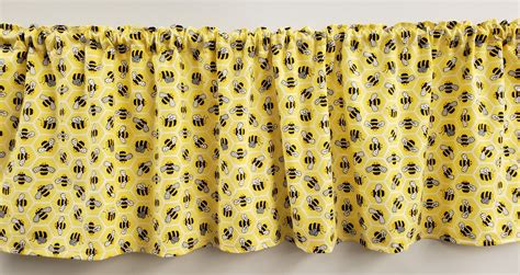Honey Bees Valances Or Curtains Etsy Uk