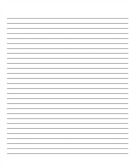 28 Lined Paper Templates