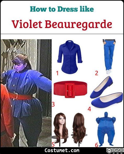Violet Beauregarde Charlie And The Chocolate Factory Costume For