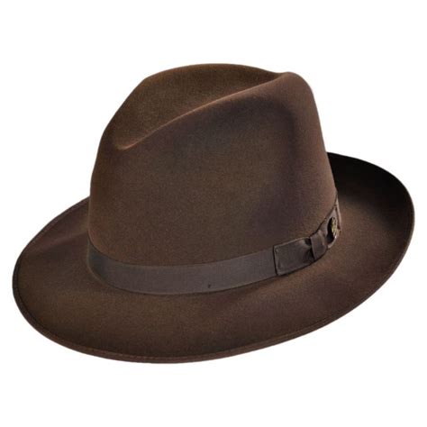 Stetson Runabout Packable Fedora Hat Crushable