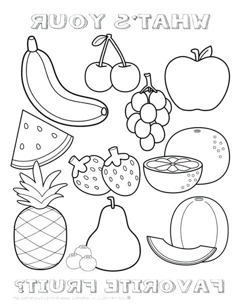 Simply print this image and have your child stack the number of froot loops indicated on the matching use this free printable pumpkin play dough invitation for pretend play activities and learning about. Fruit Salad Coloring Page at GetColorings.com | Free ...