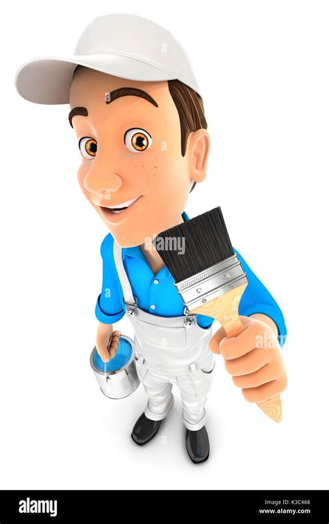 Painter Man Cap Cut Out Stock Images And Pictures Alamy