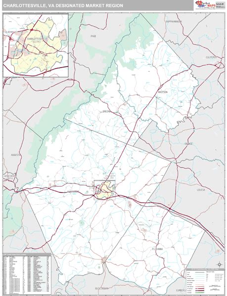 Charlottesville Va Dmr Maps Premium Style