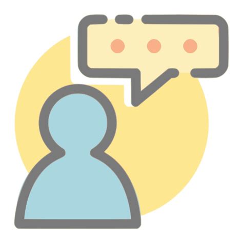Interview Chat Nachricht Gespräch Infografik Symbole
