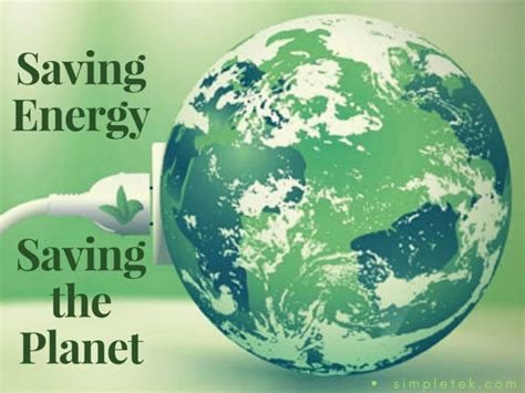 Saving Energy Saving The Planet