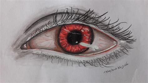 The Eye Of The Vampire Drawing By Kris Woo Fine Art America