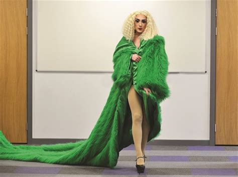 Great news!!!you're in the right place for drag queen outfit. Drag queen Fifi la True thanks Rotherham fashion students ...
