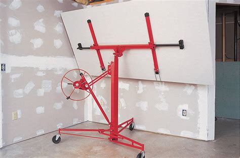 Diy Drywall Lift How To Install Ceiling Drywall Using A Panel Lift