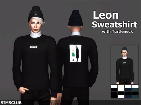 Leon Sweatshirt With Turtleneck • Ea Mesh • Dont Re Upload