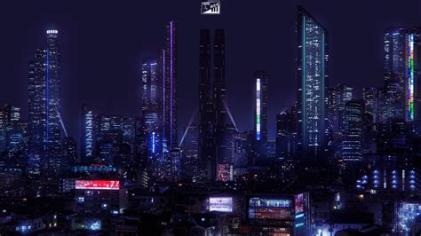 X Cyberpunk Neon City