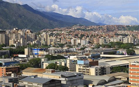 Skyline Of Caracas City Capital City Of Venezuela Stock Photo Adobe
