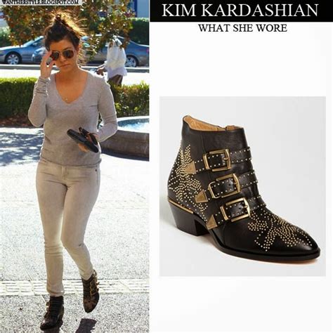 What She Wore Kourtney Kardashian In Black Leather Gold