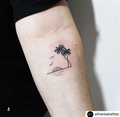 A palm tree tattoo is an interesting yet an intricate tattoo design.palm trees are elongated and that is why they can cover most of the part of your body. Tree Tattoo - Palm tree tattoo | summer tattoo | delicate ...