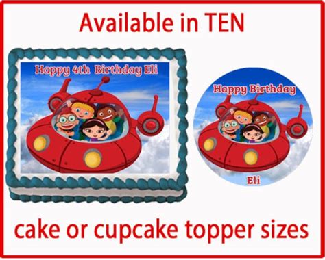 Little Einsteins Edible Cake Cookie Or Cupcake Toppers Birthday Party