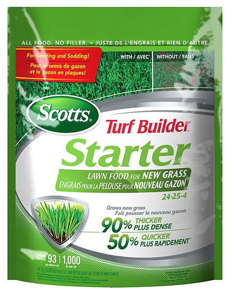 Scotts Turf Builder Starter Fertilizer 24 24 4 The Home Depot Canada