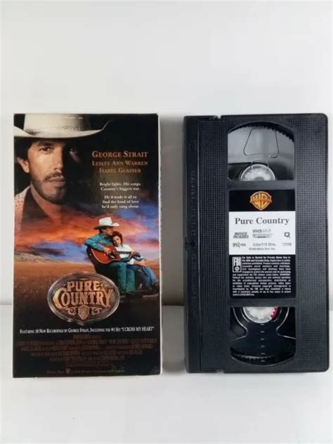 Pure Country Vhs Tape Movie George Strait Lesley Ann Warren Isabel