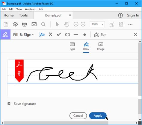 Draw a signature using a mouse, type your name, or. How to Electronically Sign PDF Documents Without Printing ...