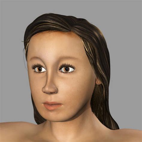 Maya Realistic Human Girl