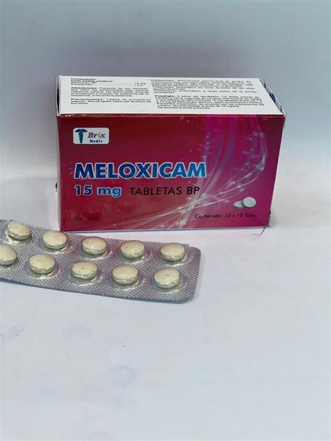 Meloxicam 15 Mg Tablets Brix Biopharma Pvt Ltd At Rs 25box In Mumbai