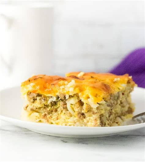 Overnight Egg And Hash Brown Casserole Slow Cooker Sausage Hash Brown