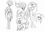Disney Drawings Muse Princess Calliope sketch template