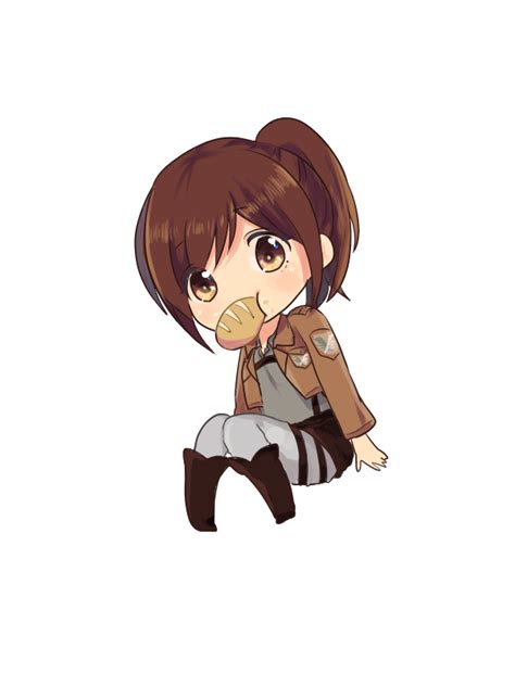 Chibi Sasha Attack On Titanshingeki No Kyojin Pinterest Chibi