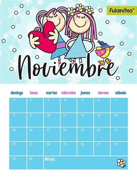 Tareitas Calendario Noviembre