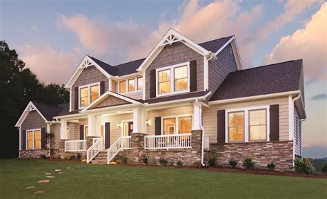 Pick out the perfect vinyl siding color combinations for your home. Six New, On-Trend Vinyl Siding Colors for Summer | My Remodel
