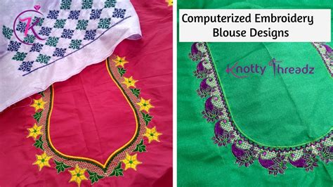 Computerized Embroidery Blouse Designs Affordable Economical