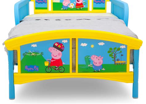 Peppa Pig Plastic Toddler Bed Steel Frame Indoor Kids Children Bedroom