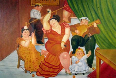 24x36 Inches Rep Fernando Botero Stretched Oil Painting Canvas Art