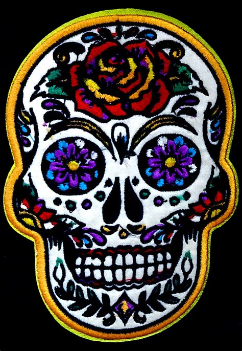 Embroidered Skull Patch Free Stock Photo Public Domain Pictures