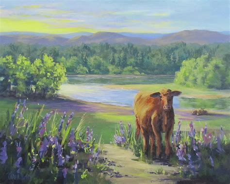 Morning Walk Painting By Karen Ilari Fine Art America