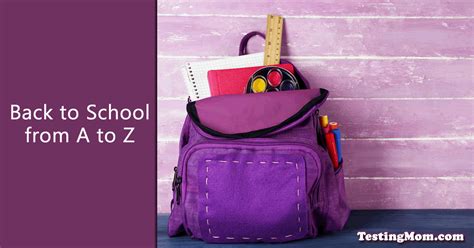 Back To School Checklist From A To Z Get Your Child Ready