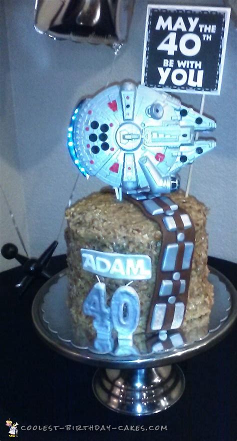 Coolest Homemade Star Wars Cake For My Husbands 40th Birthday