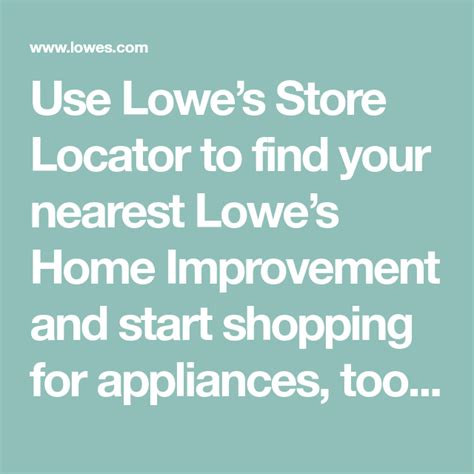 Maybe you would like to learn more about one of these? Use Lowe's Store Locator to find your nearest Lowe's Home ...