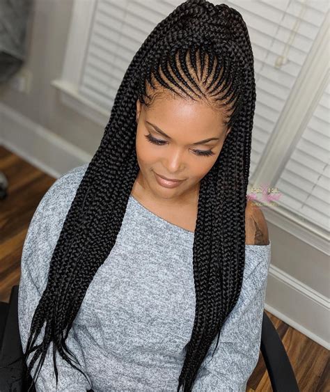 New ghana braid hairdo also known as banana cornrows, use extensions that touch the scalp. Trending Ghana Weaving 2020: Beautiful Braiding Hairstyle Trends You have not Tried.