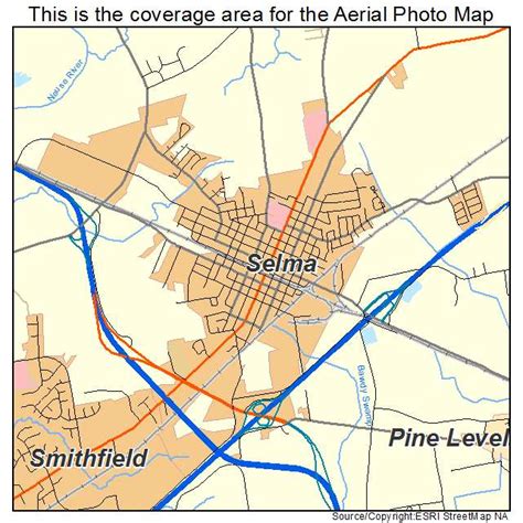Aerial Photography Map Of Selma Nc North Carolina
