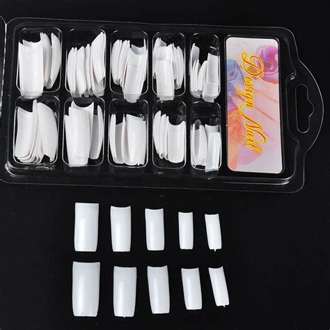 100pcs False Nail Art Tips Acrylic Art Manicure Kits Nail Toolsfalse