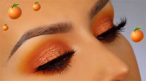 Orange Eyeshadow Tutorial Youtube