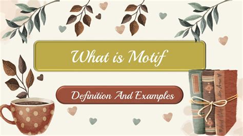 What Is Motif Definition And Examples