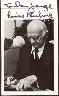 Linus Pauling Inscribed Magazine Photo Signed HistoryForSale Item